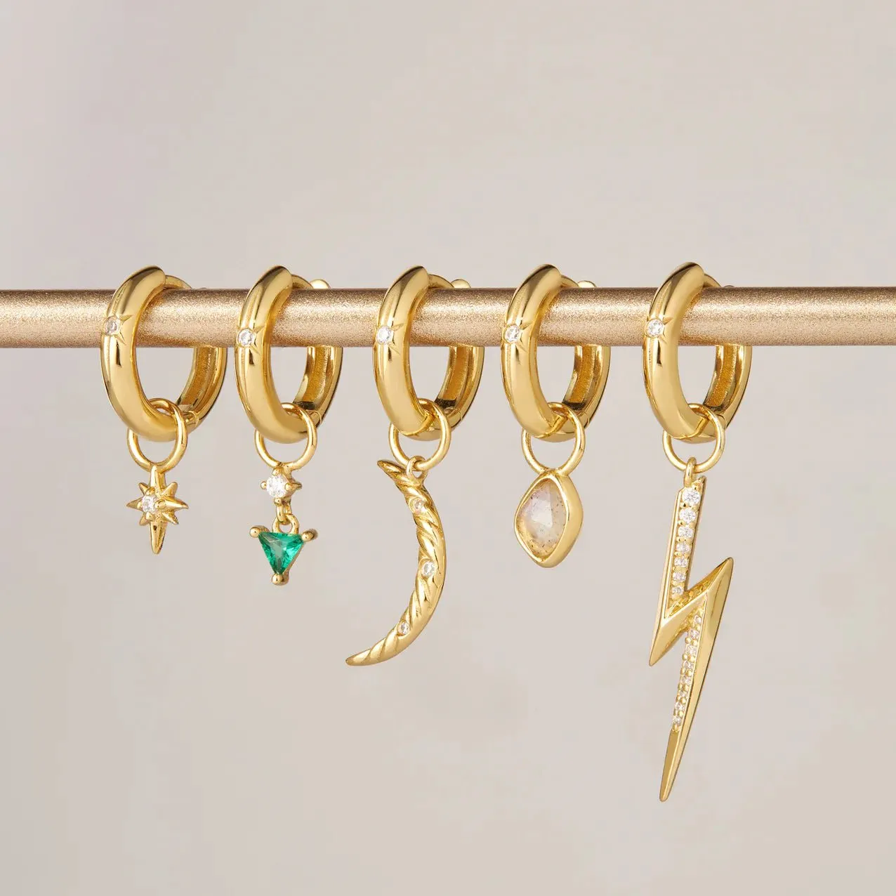 Ania Haie - POP CHARMS Bedel voor Oorbel - Moon Gold