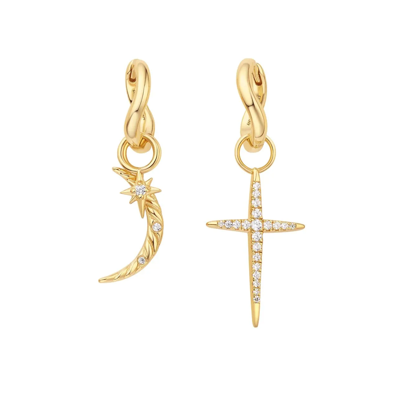 Ania Haie - POP CHARMS Bedel voor Oorbel - Moon Gold