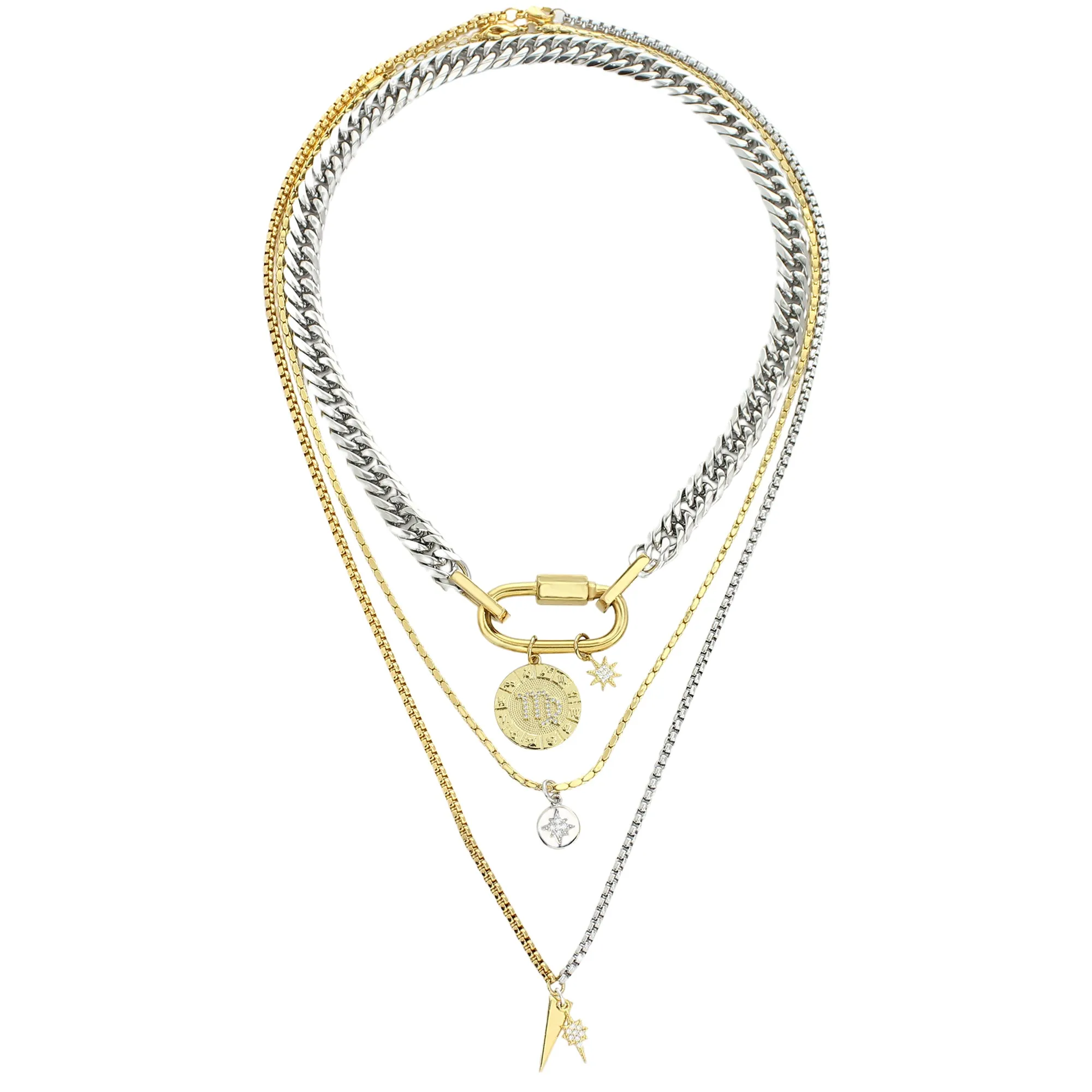 ANNE ZODIAC NECKLACE SET - VIRGO