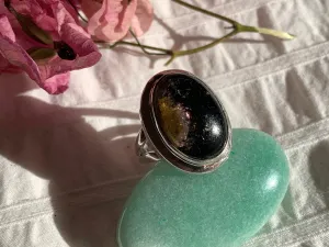 Bi-Color Tourmaline Ansley Ring - Oval (US 7.5)