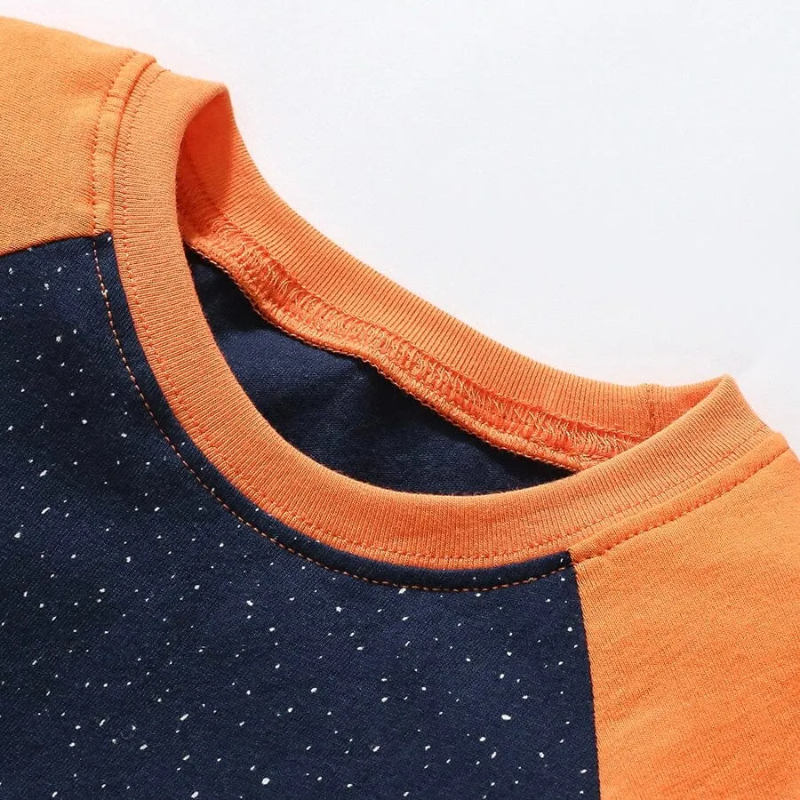 Cartoon Planet Long Sleeve Top