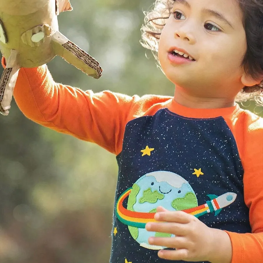 Cartoon Planet Long Sleeve Top