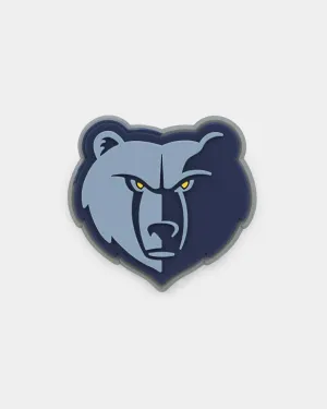 Crocs Memphis Grizzlies Logo Jibbitz Charm Original Team Colours