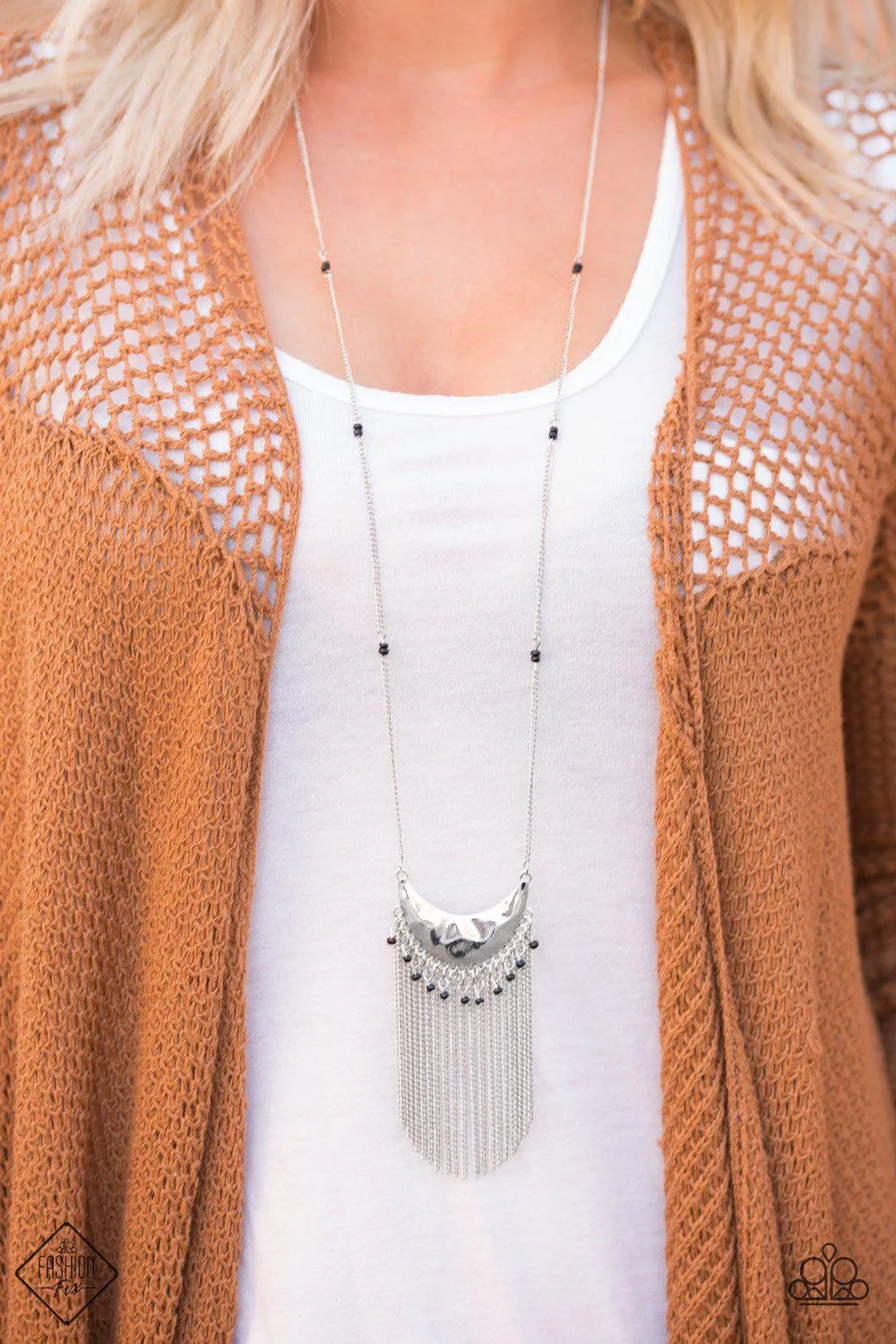 Desert Trance Black Necklace - Paparazzi Accessories