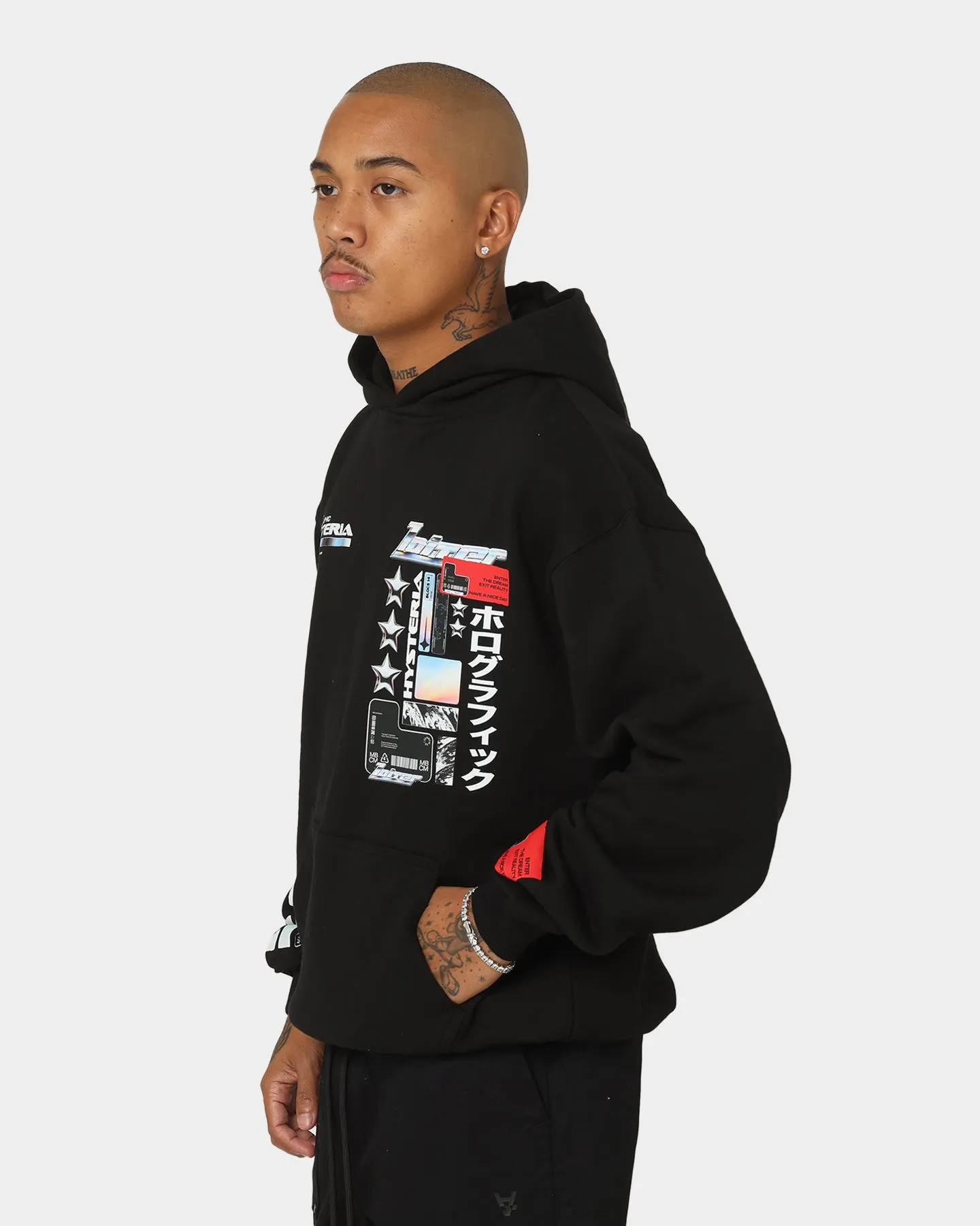 Loiter Constellation Hoodie Black