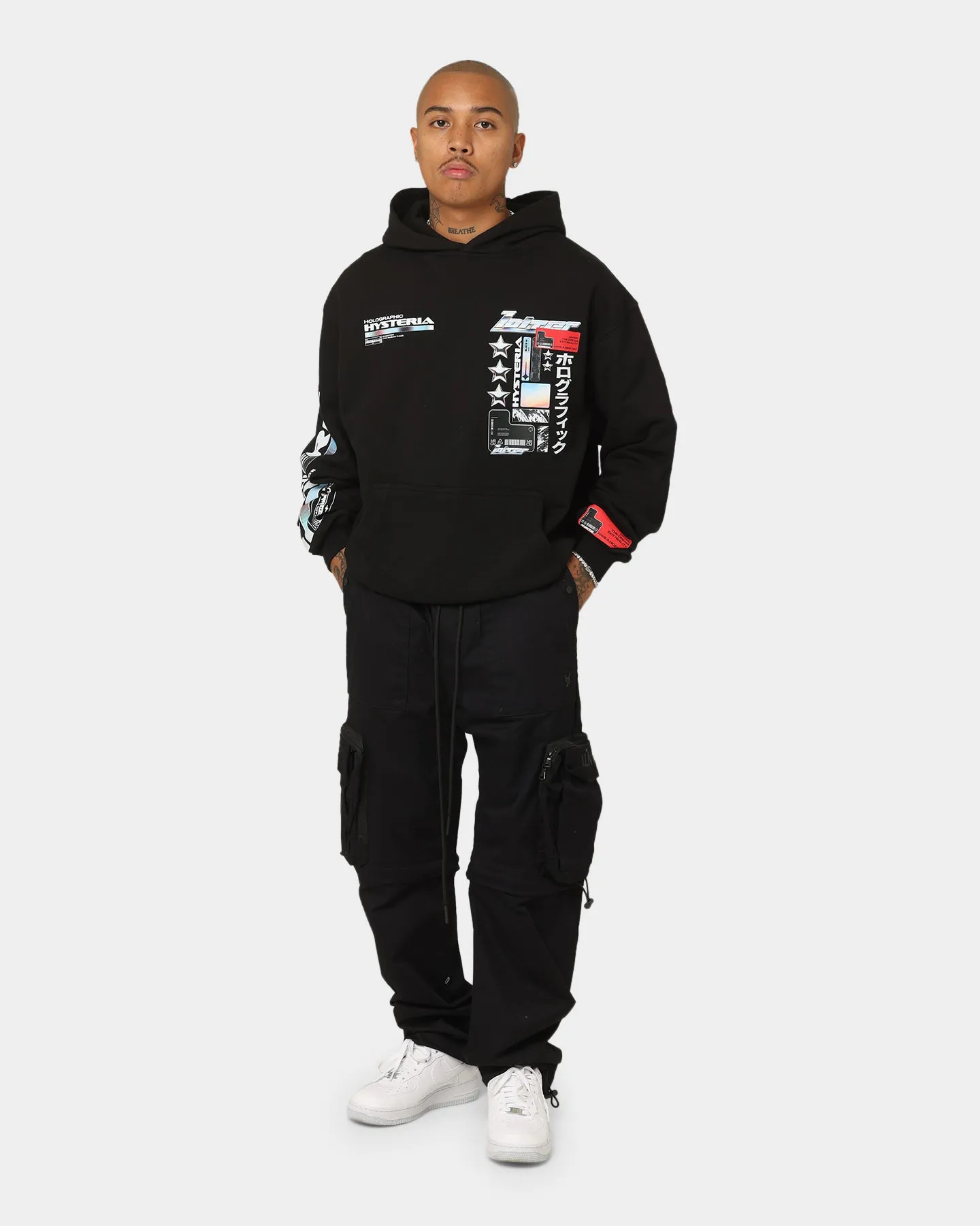 Loiter Constellation Hoodie Black