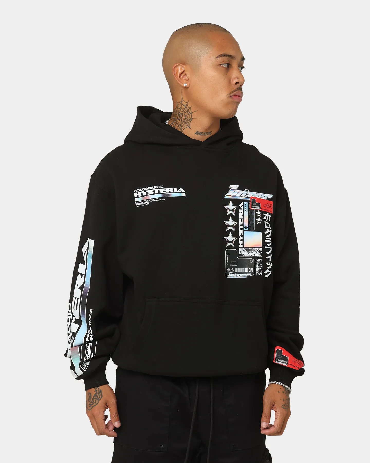 Loiter Constellation Hoodie Black