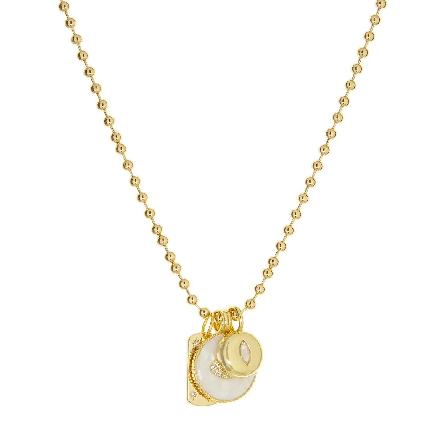 Marilyn Eye Charm Necklace