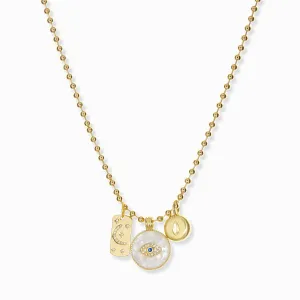 Marilyn Eye Charm Necklace