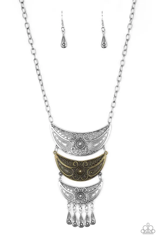 Paparazzi Accessories  - Go Steer Crazy #N225 Peg - Multi Necklace