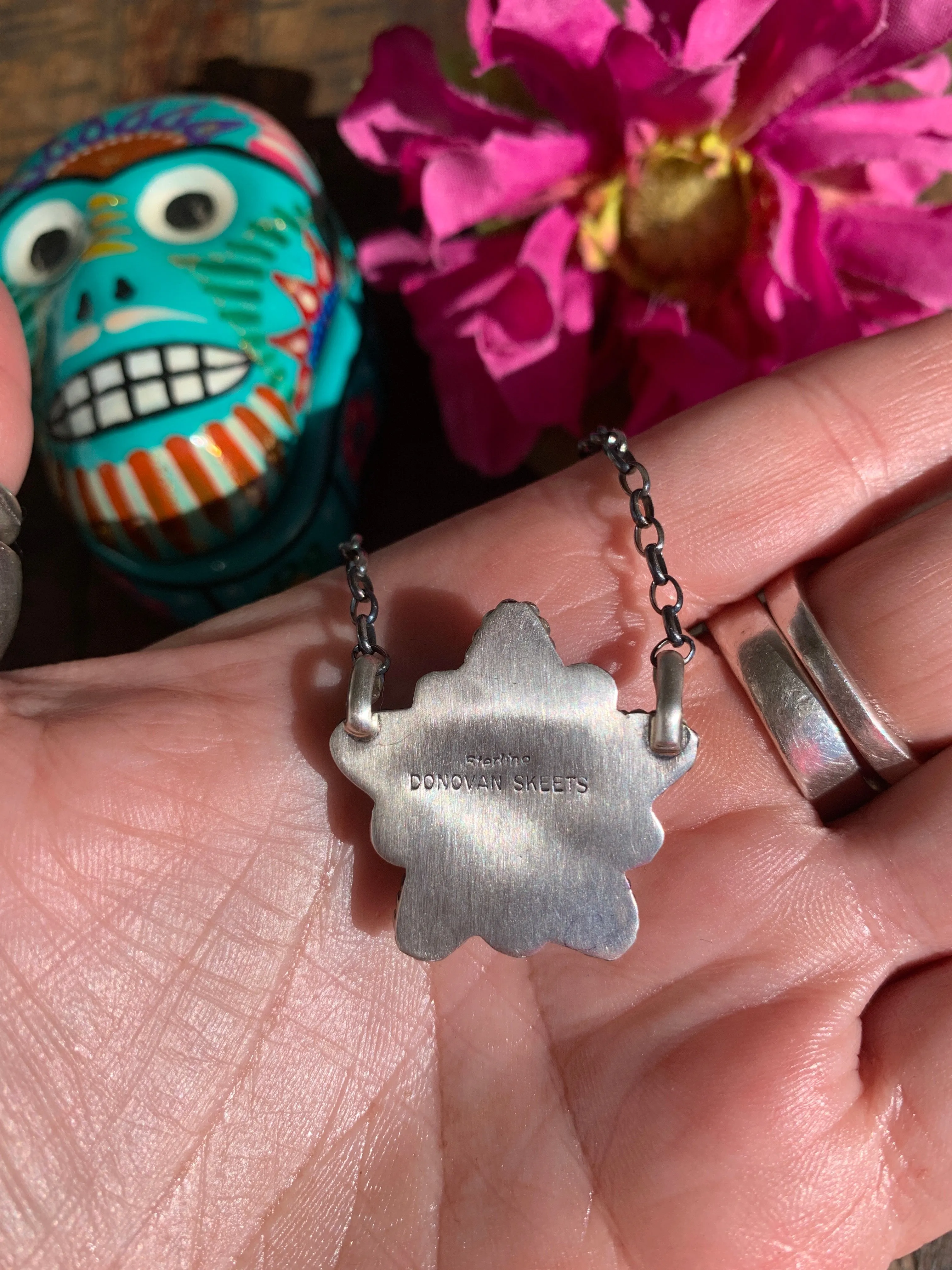 Pink "Cotton Candy" Star Necklace- 1