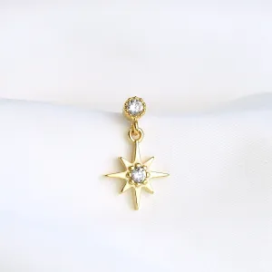 Small Sparkling Star Earpin