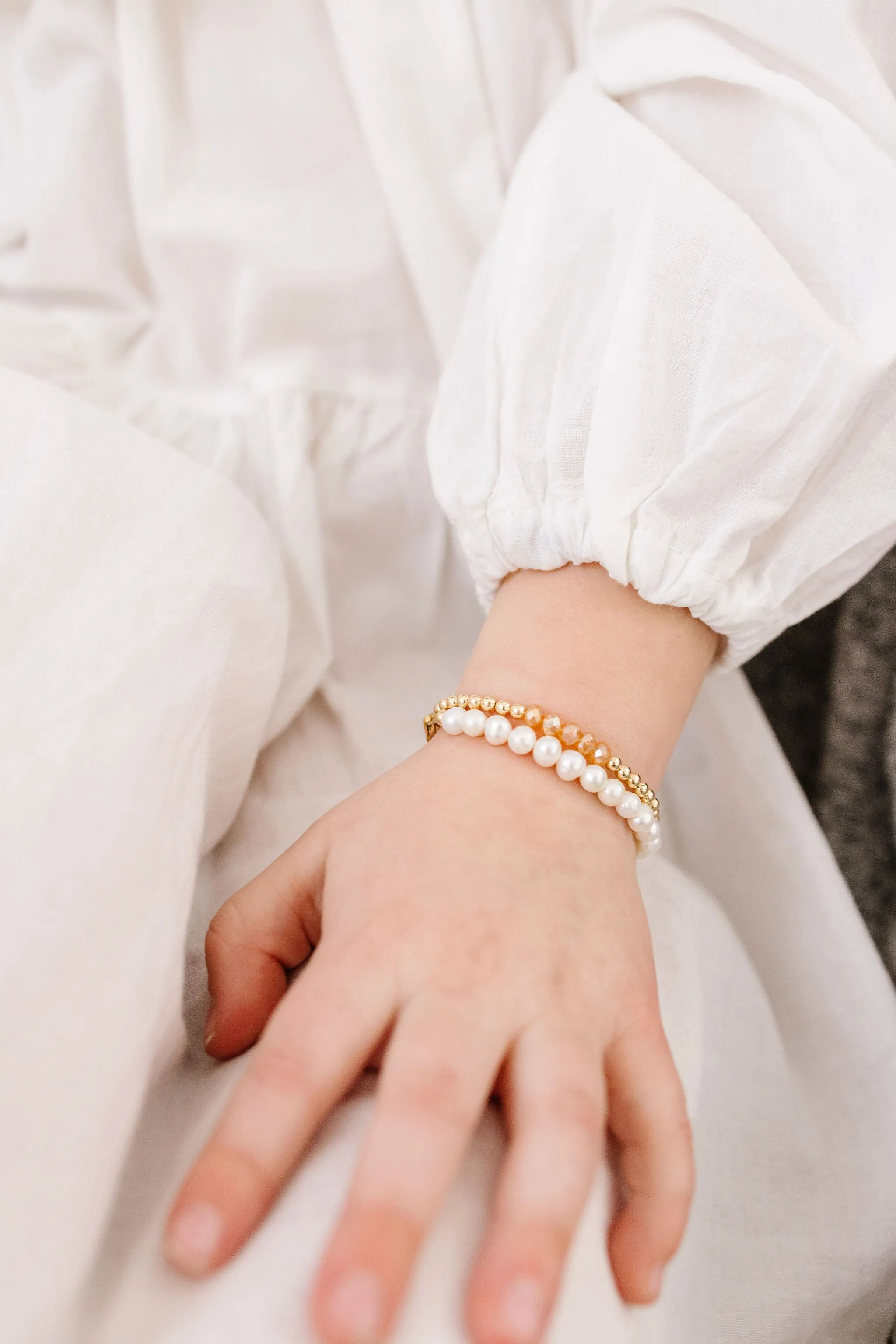 Sunny Baby Bracelet (3MM   4MM beads)
