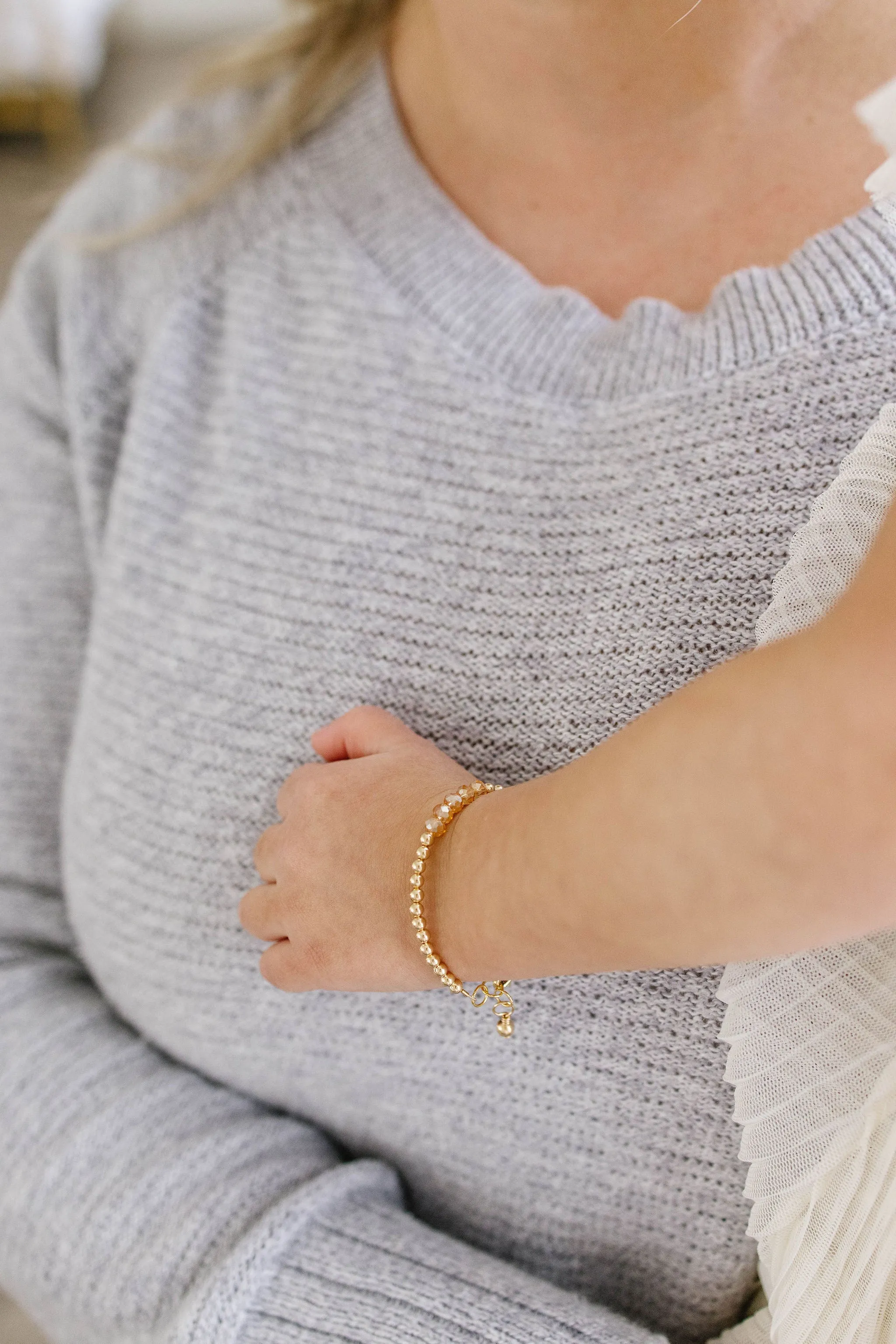 Sunny Baby Bracelet (3MM   4MM beads)