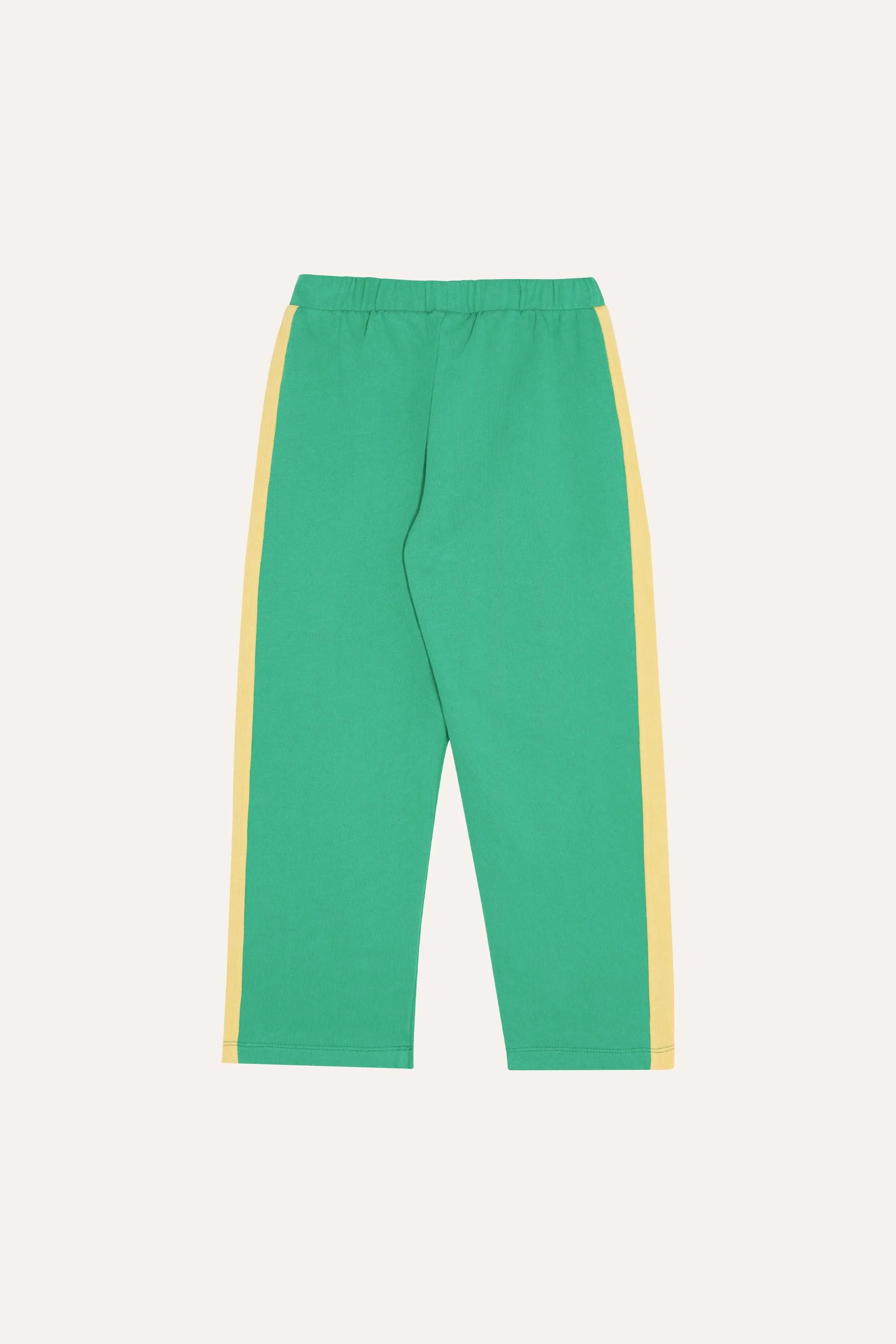 Yellow Bands Pants in Green